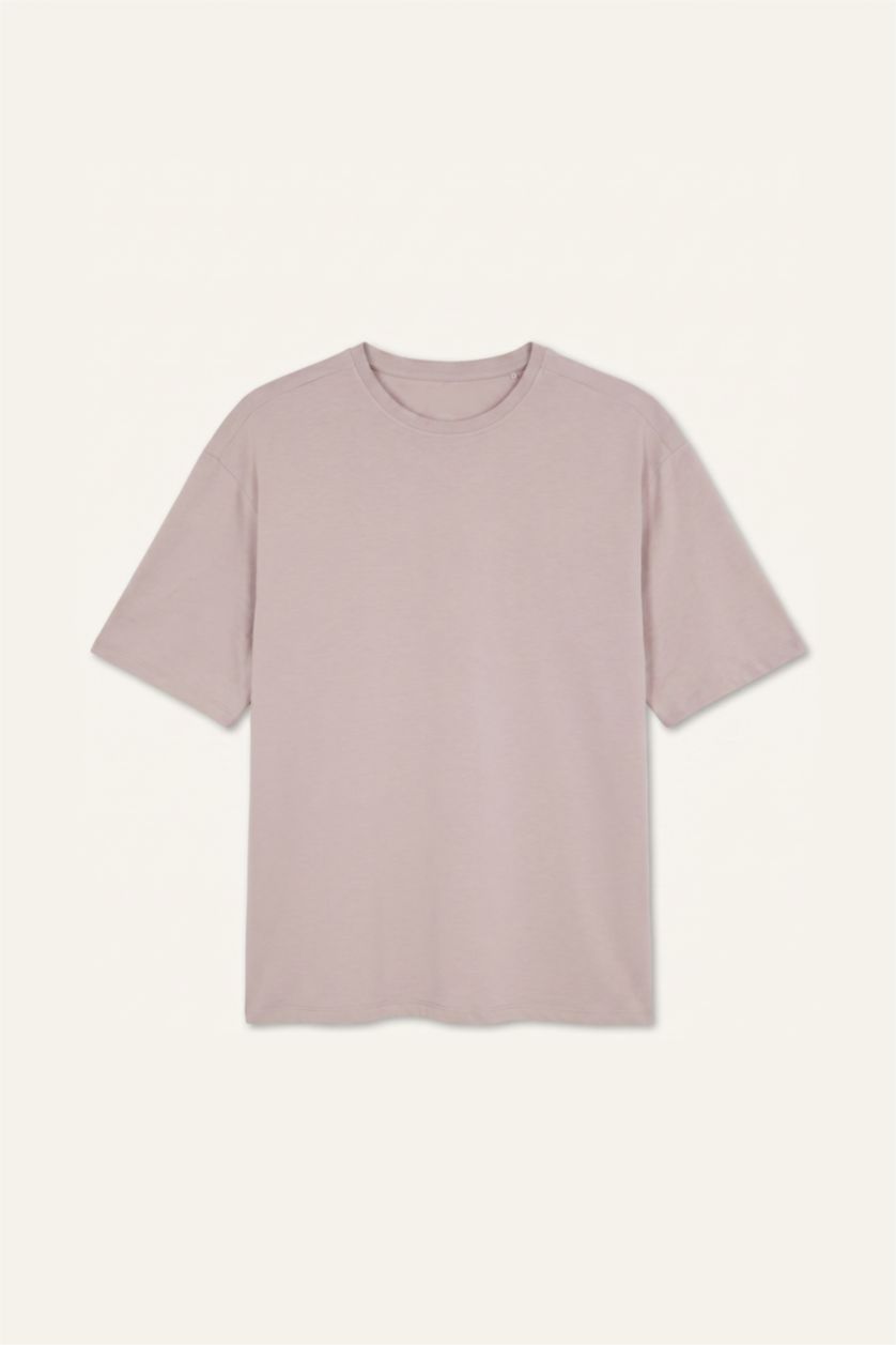 Men Rose Relax Fit Short Sleeve T-Shirt