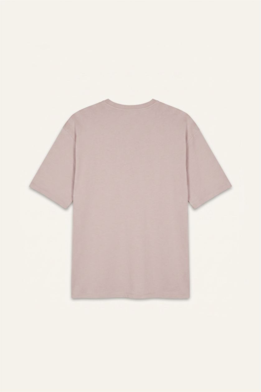 Men Rose Relax Fit Short Sleeve T-Shirt