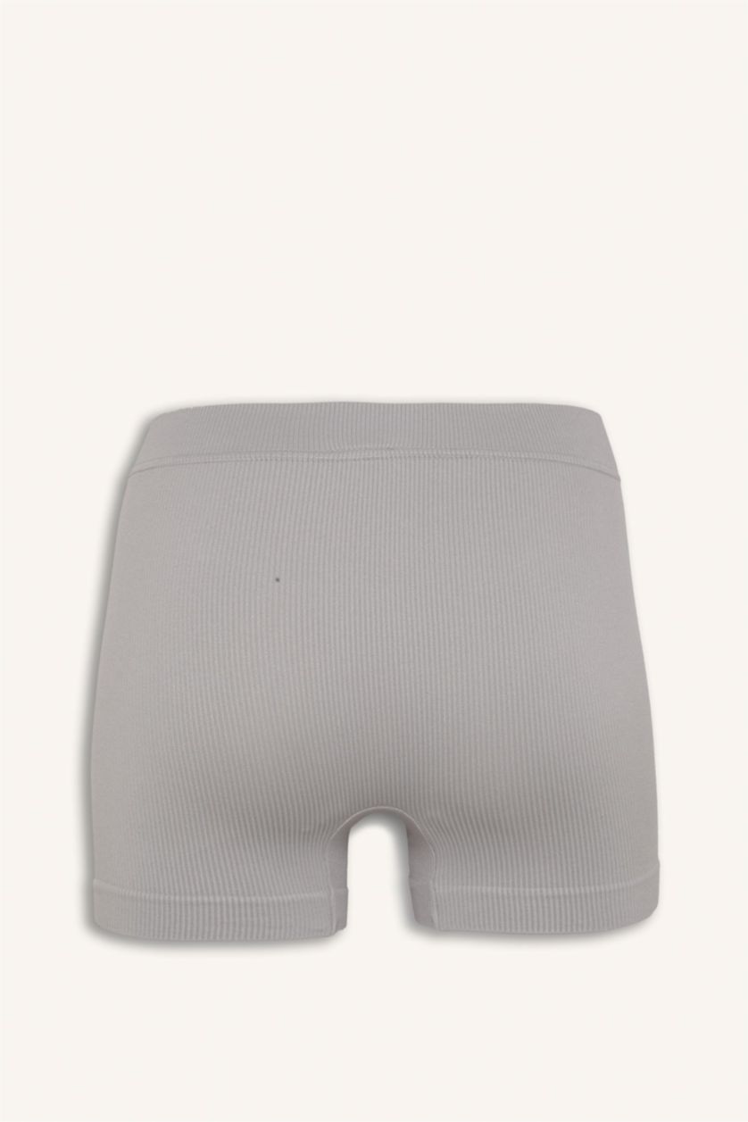 نساء رمادي Elastic Waist Seamless Boxer