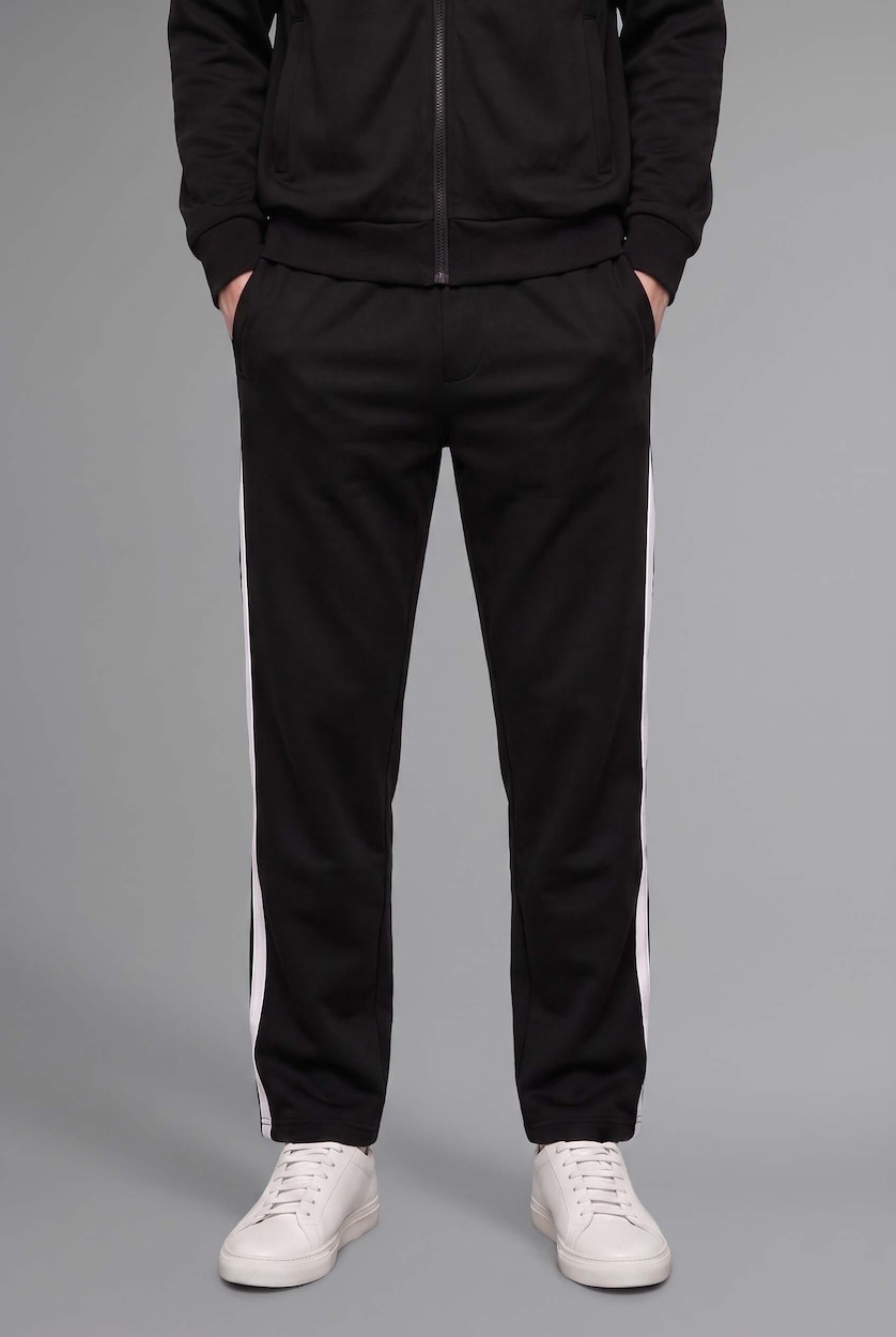 MAN Black Relax Fit Trousers