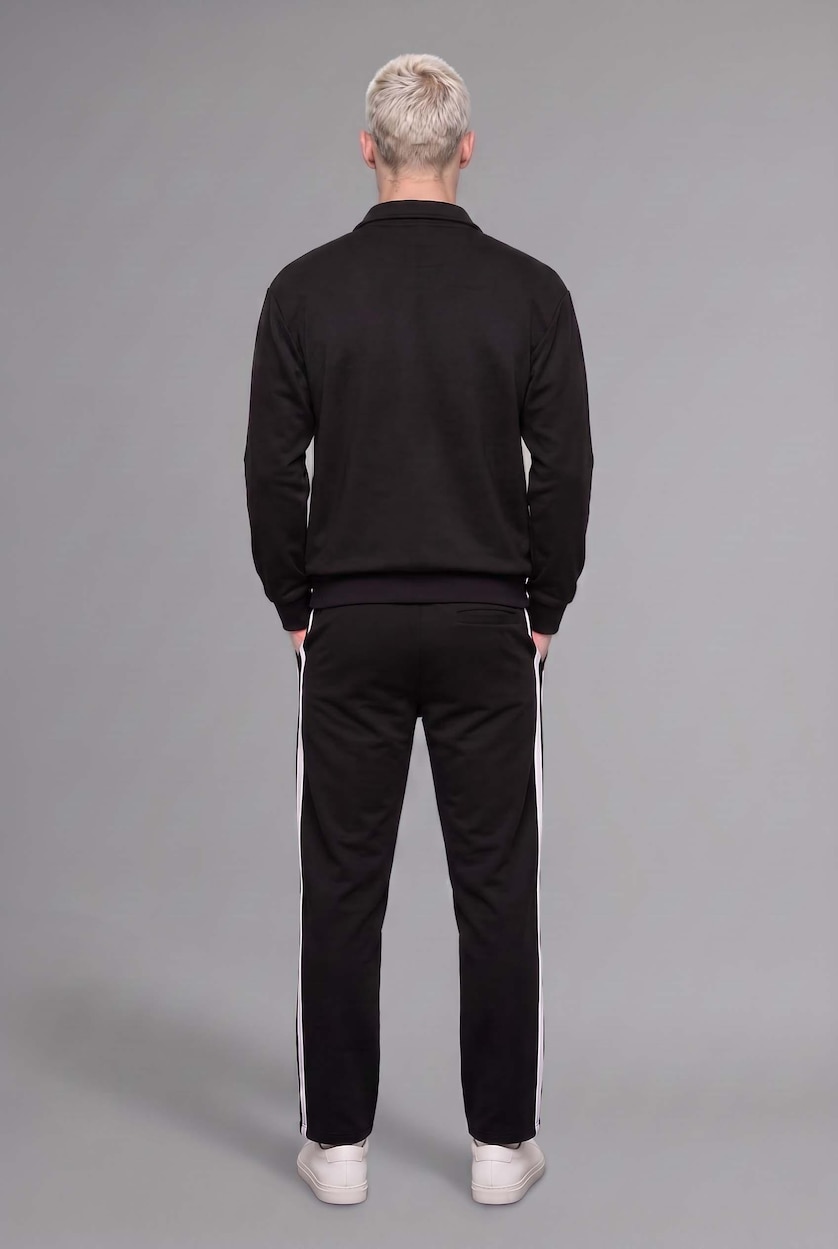 MAN Black Relax Fit Trousers
