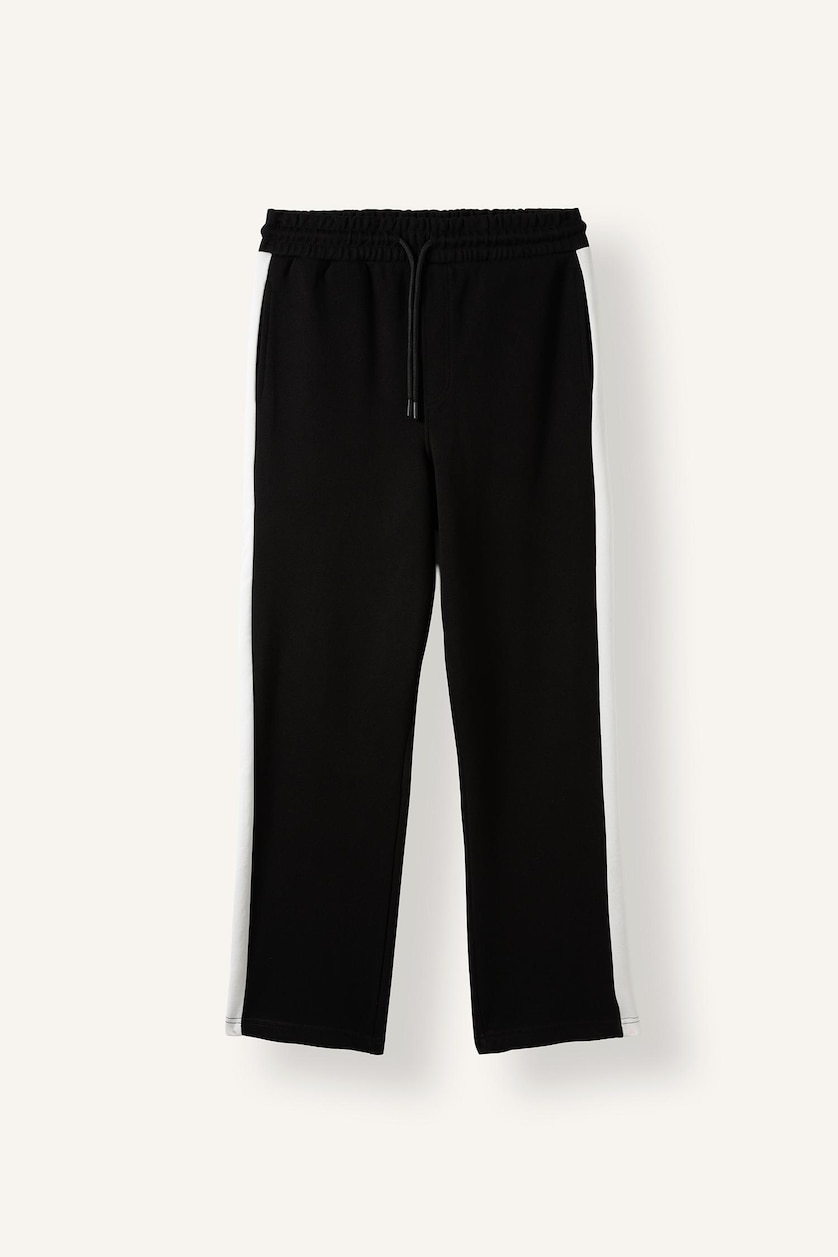 MAN Black Relax Fit Trousers