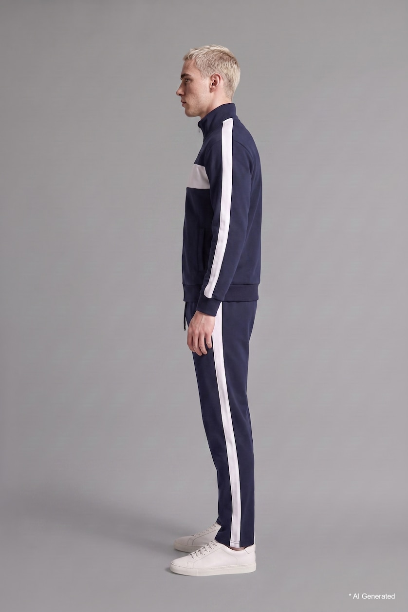 MAN NAVY Relax Fit Trousers