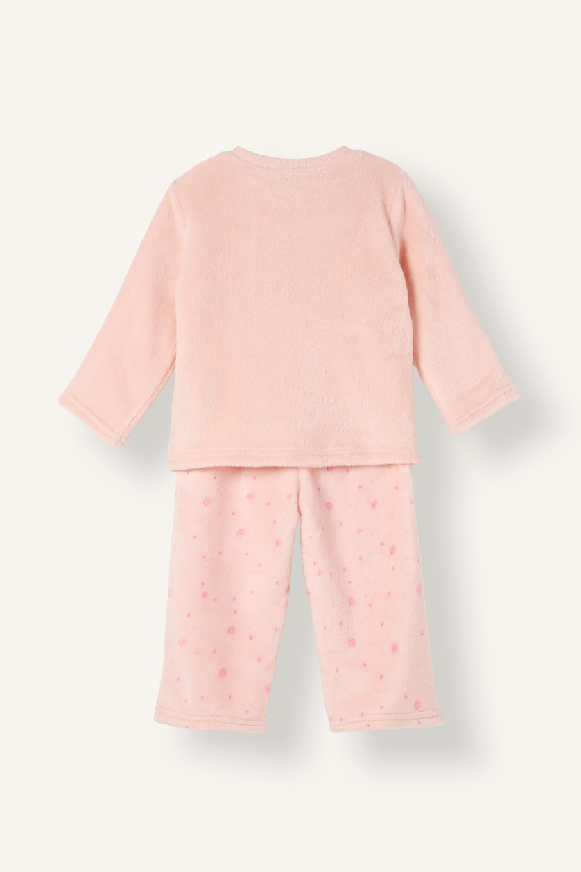 Kız Bebek Açık Pembe 2'li Takım Welsoft Pelüş Lisanslı Baskılı Kız Bebek