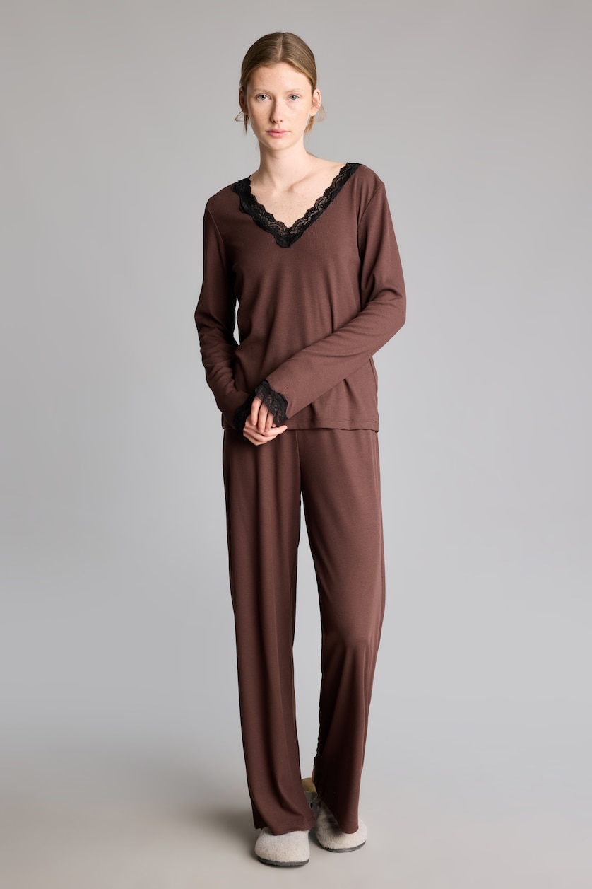 Women Brown Ribana 2 piece Set