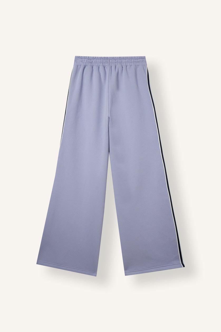 Women Lilac Wide Leg Trousers