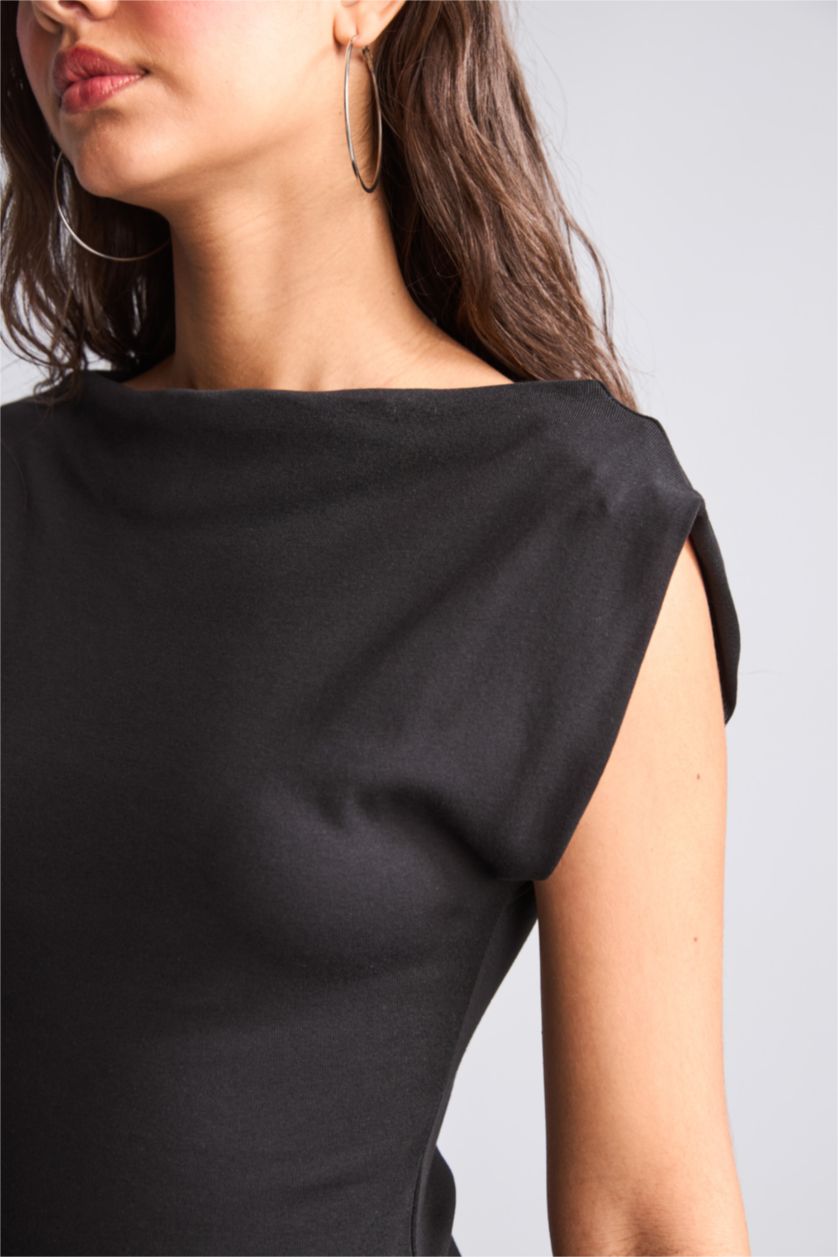 Women Black Ribana Dress