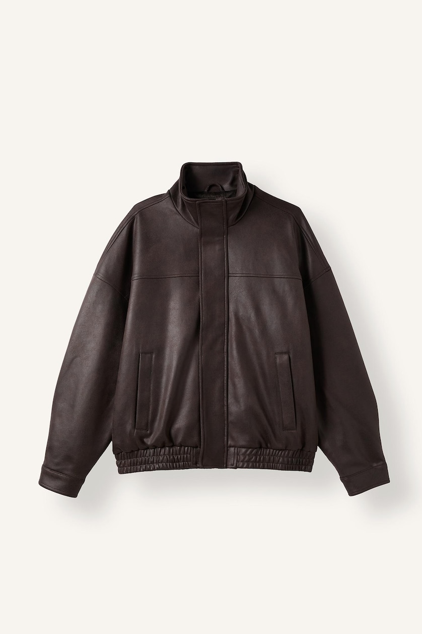 Men Brown Puffer Jacket