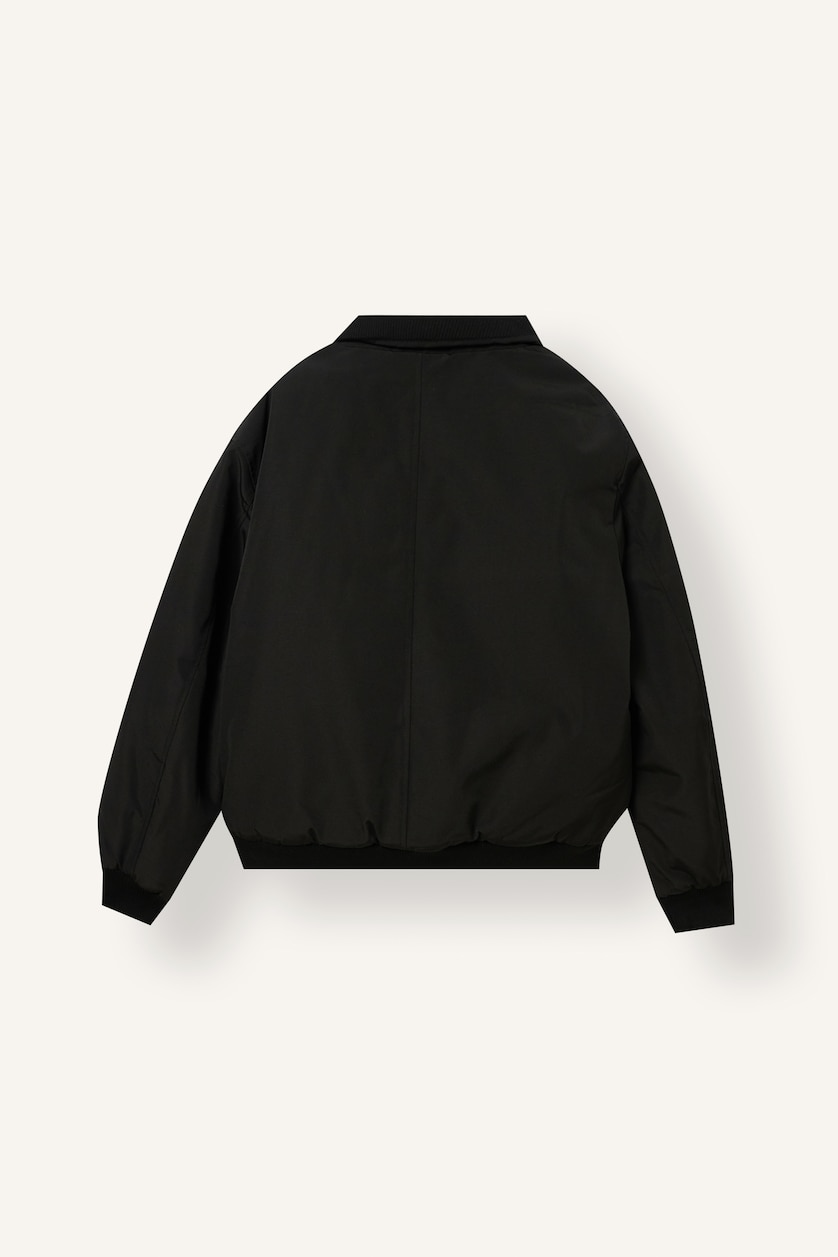 Erkek Siyah Regular Fit Cepli Mont