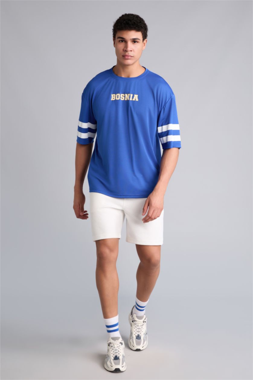 Men Royal Boxy Fit Short Sleeve T-Shirt