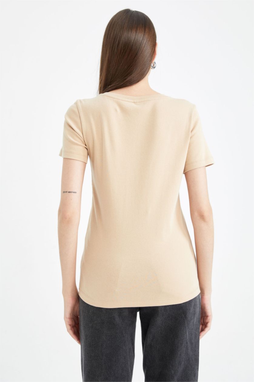 Женщины Визон Slim Fit Short Sleeve T-Shirt