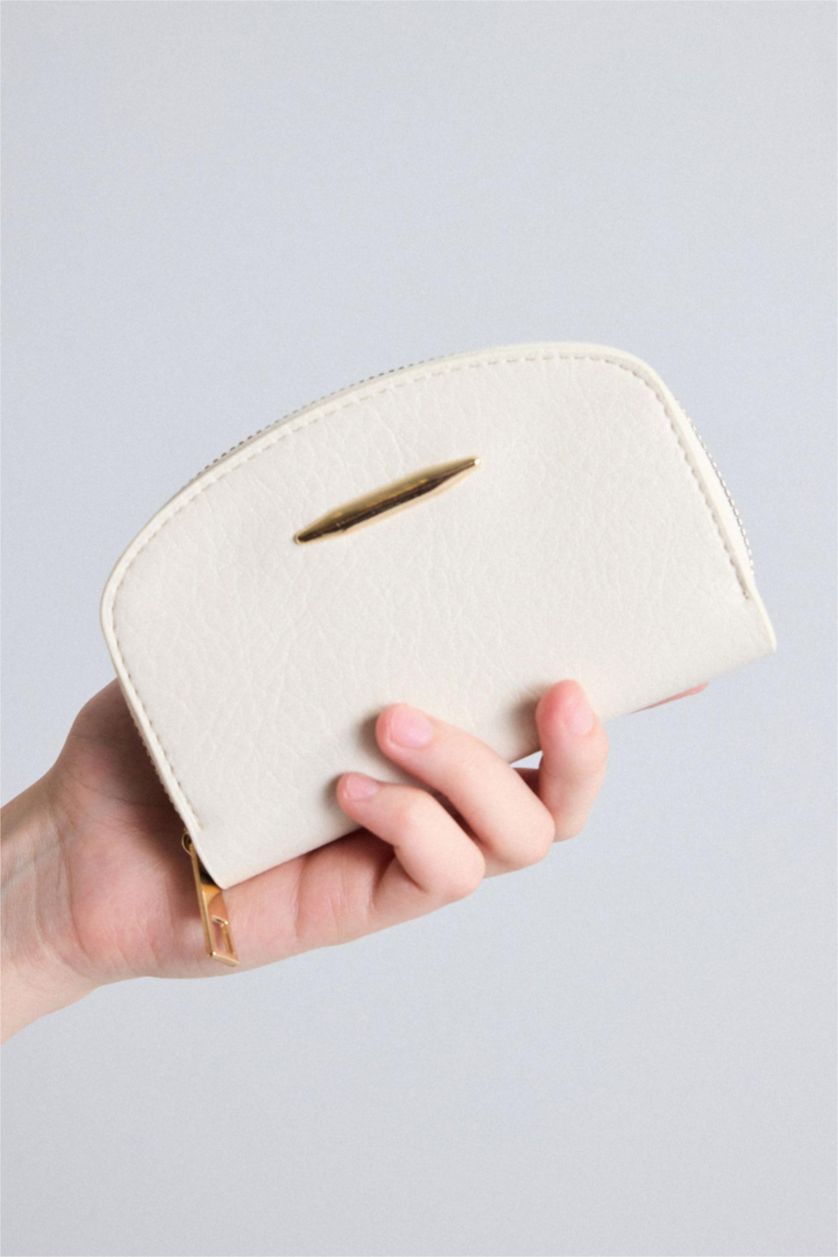 WOMAN Beige Woman Faux Leather Wallets