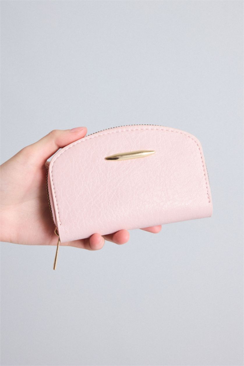 Women Powder Woman Faux Leather Wallets