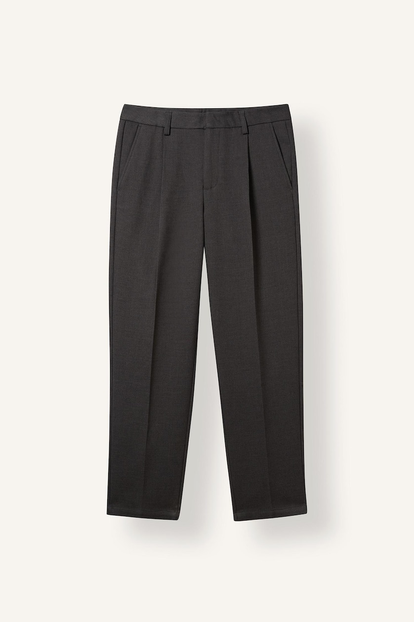 Man Anthracite Relax Fit Trousers