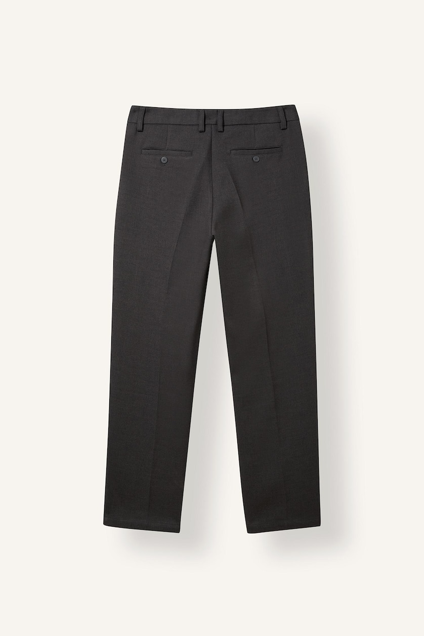 Man Anthracite Relax Fit Trousers