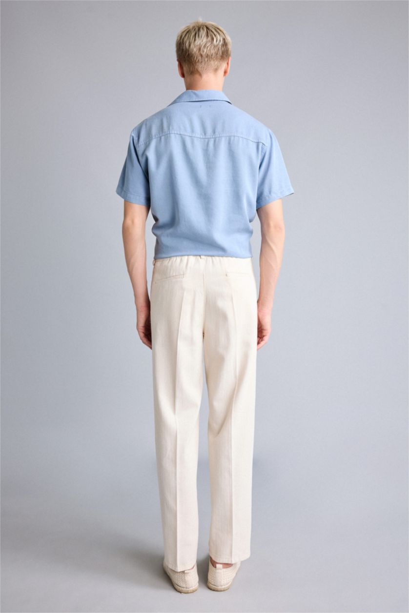 Men Stone Relax Fit Trousers
