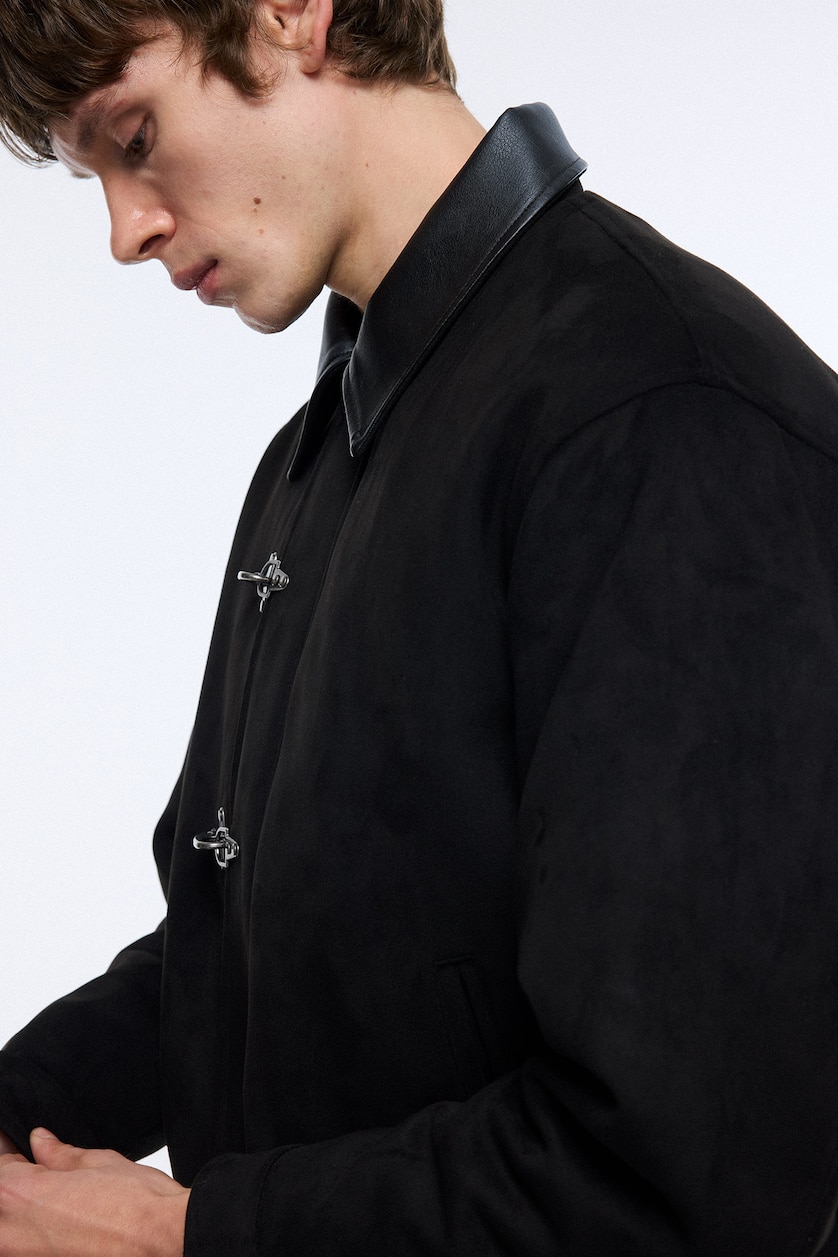 Men Black Puffer Jacket