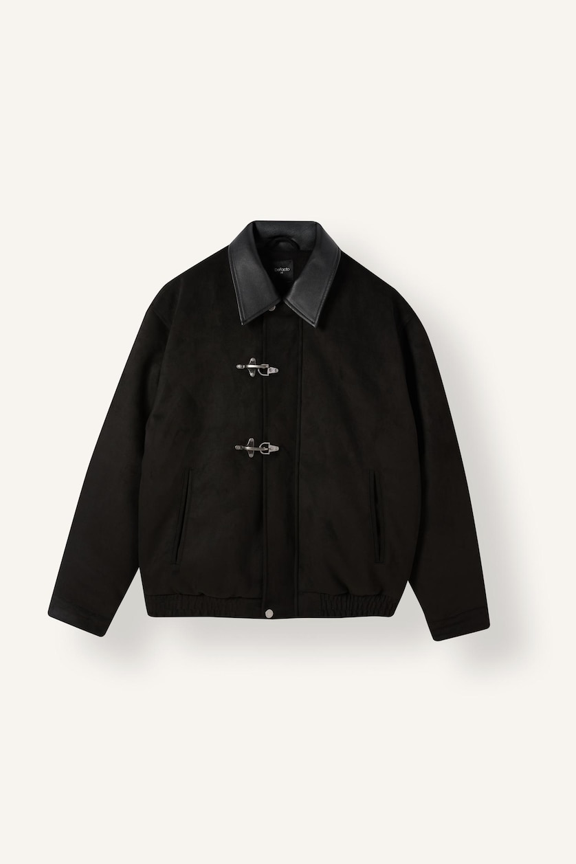 Men Black Puffer Jacket