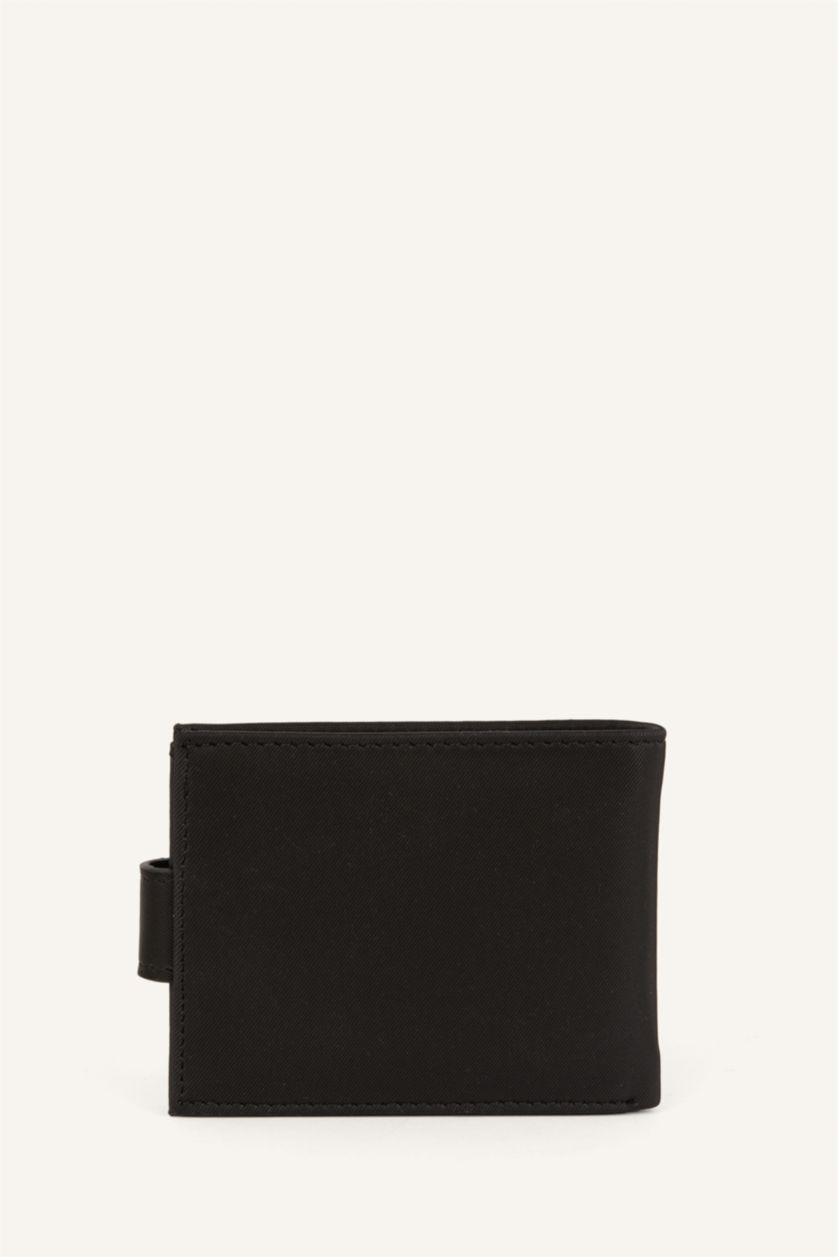 Men Black Man Faux Leather Wallets