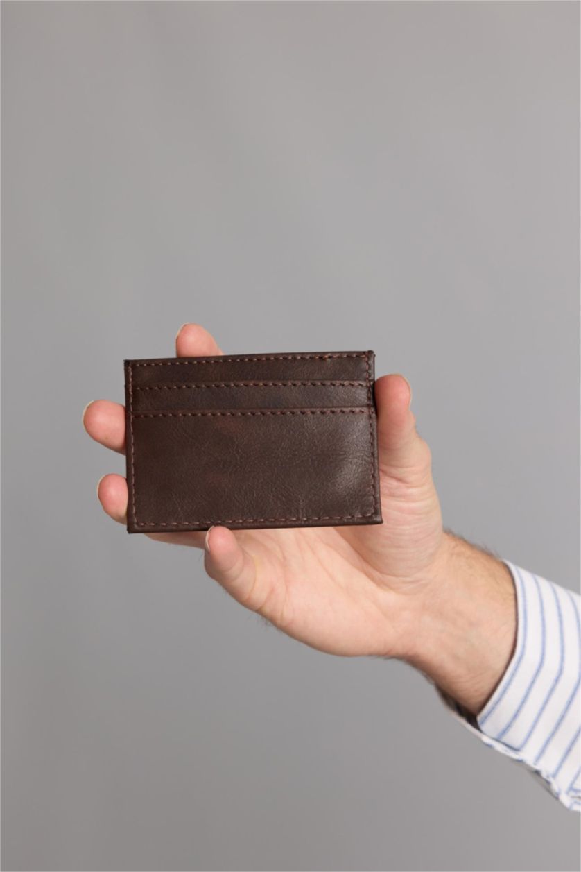 MAN Brown Man Business Card Wallet