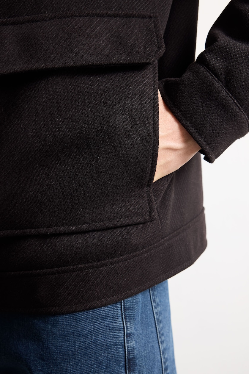 Men Black Puffer Jacket