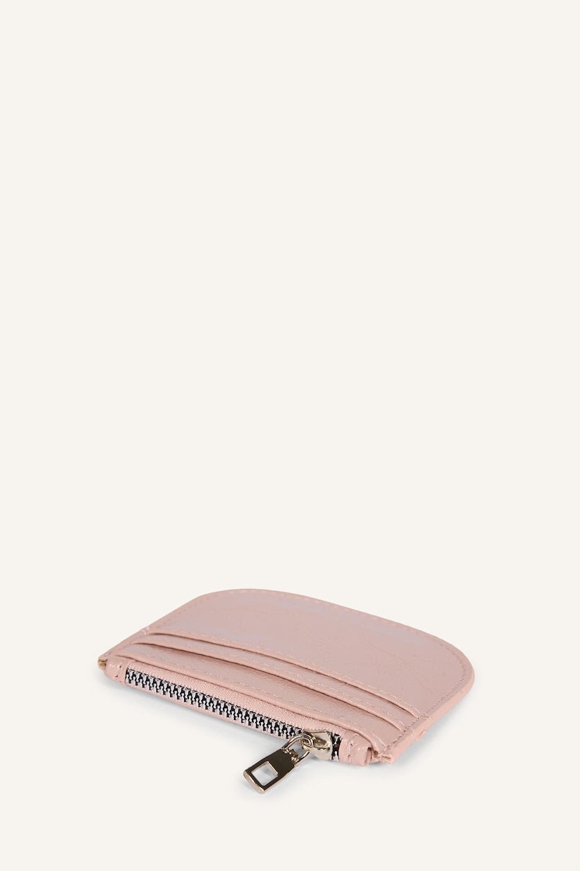 Woman Pink Woman Business Card Wallet