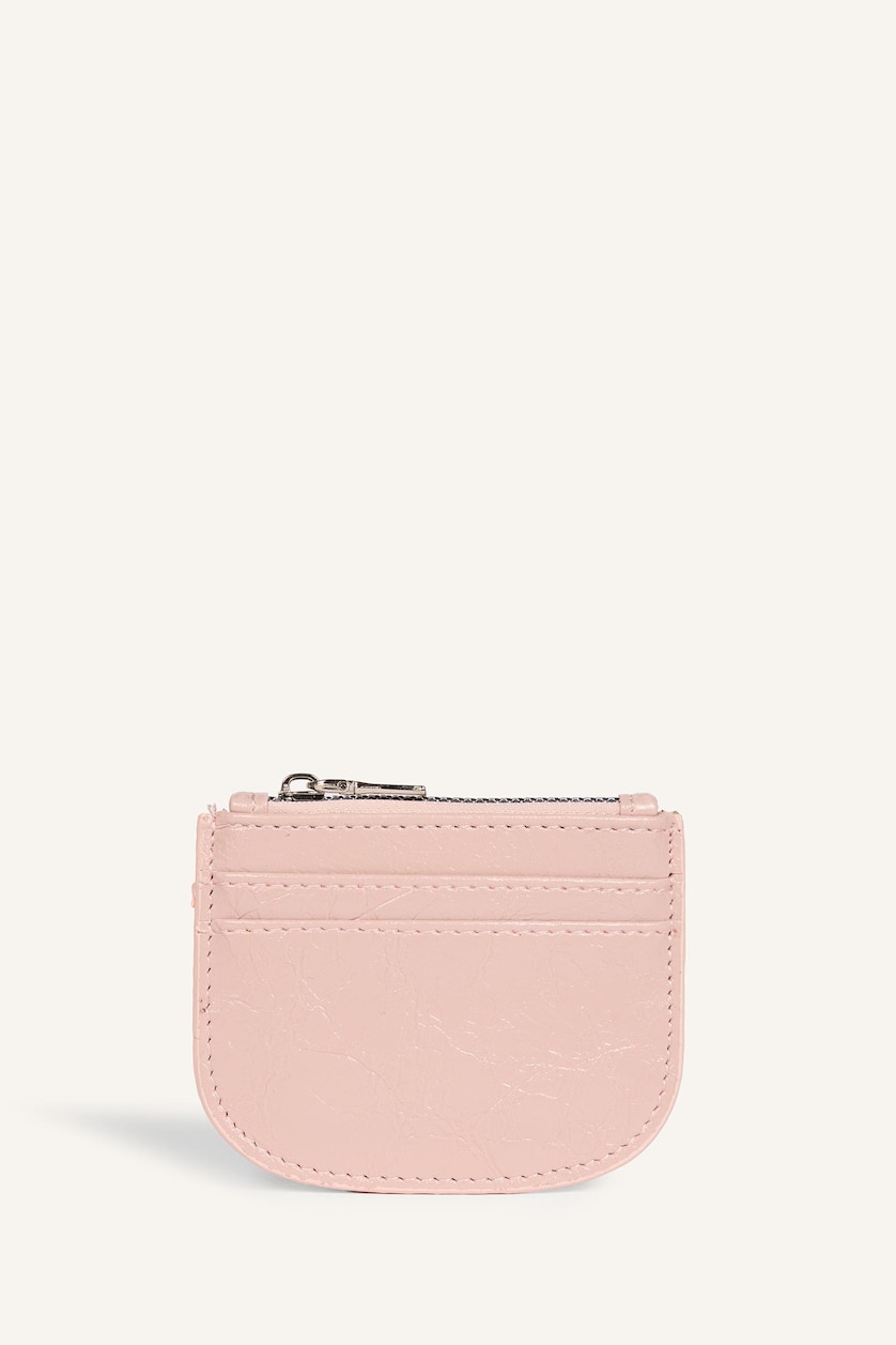 Woman Pink Woman Business Card Wallet
