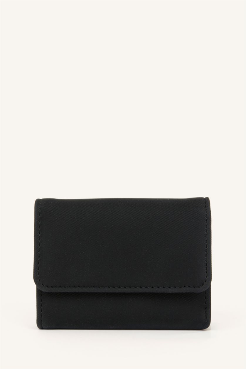 Women Black Faux Leather Wallet