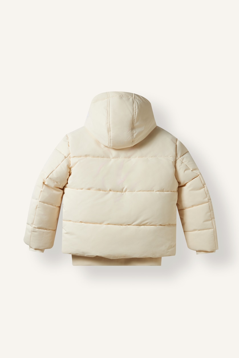 Young Girls - Teen Girls Ecru Girl Hooded Puffer Jacket