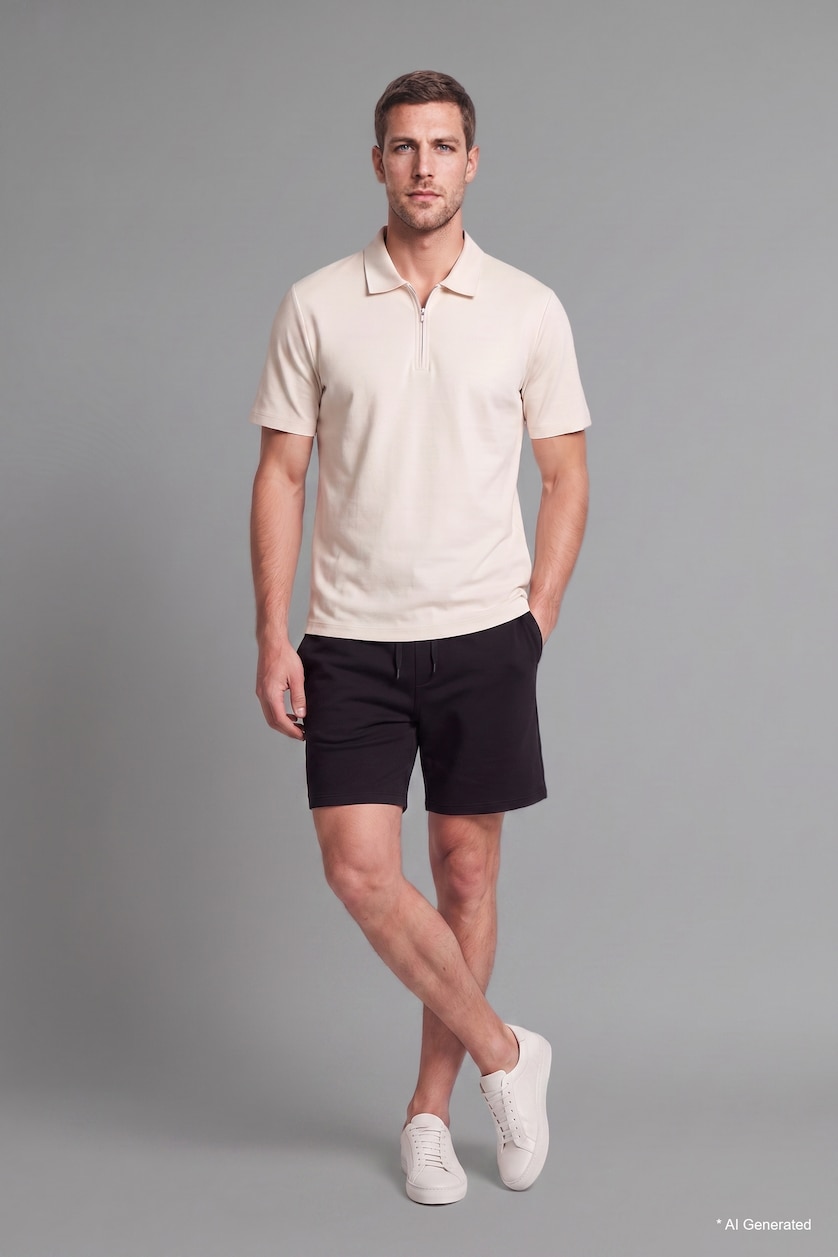 Men Black Regular Fit Regular Hem Shorts