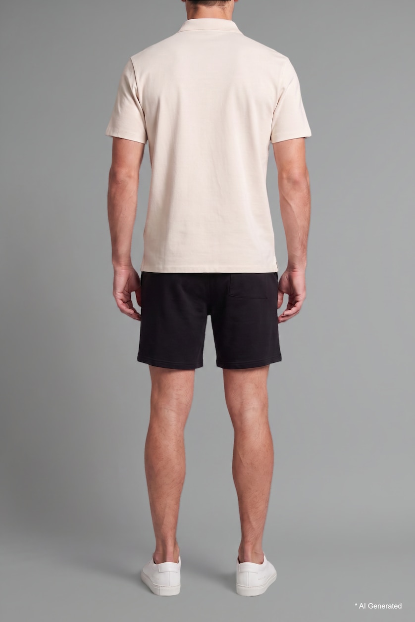 Men Black Regular Fit Regular Hem Shorts