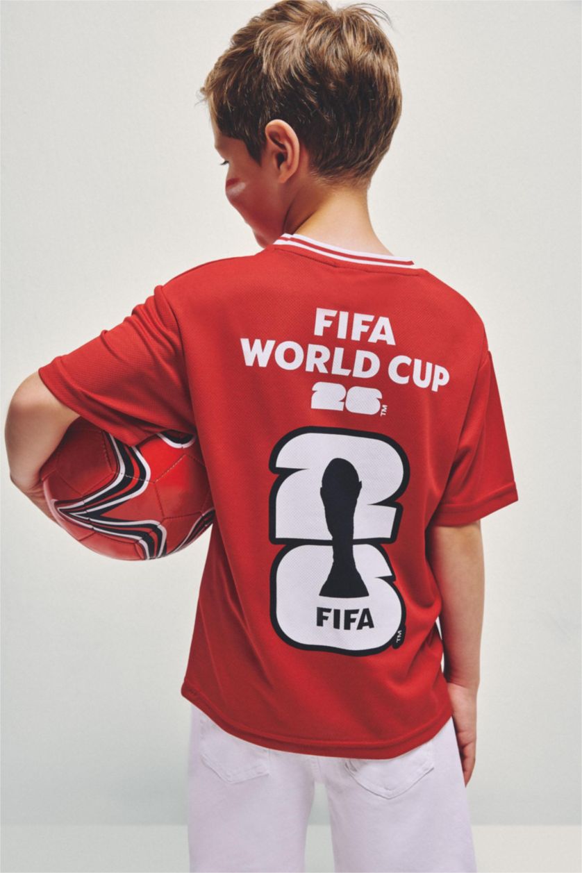 Young Boys - Teen Boys Red Short Sleeve T-Shirt