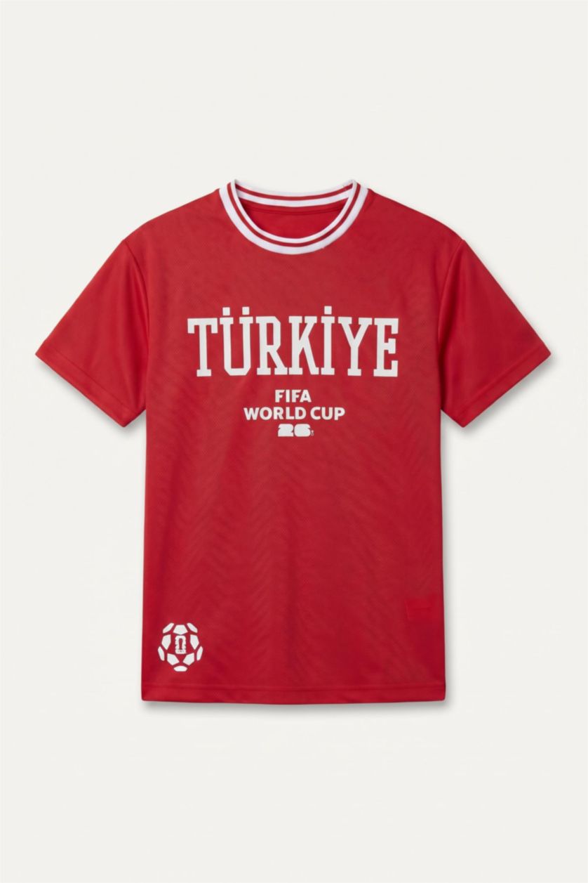 Young Boys - Teen Boys Red Short Sleeve T-Shirt