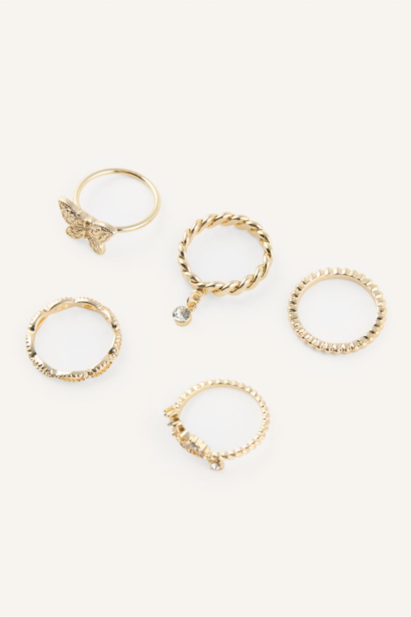 Women Altın 6 piece Ring