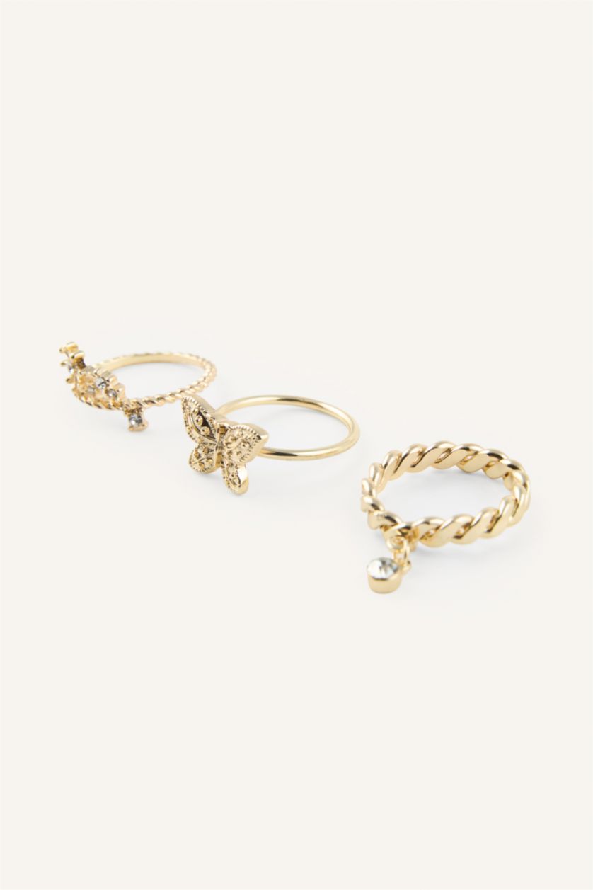 Women Altın 6 piece Ring