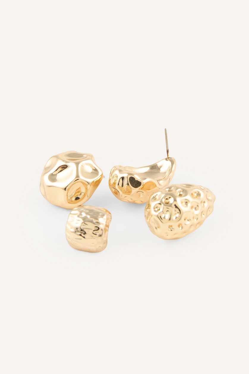 Women Altın 3 piece Earring