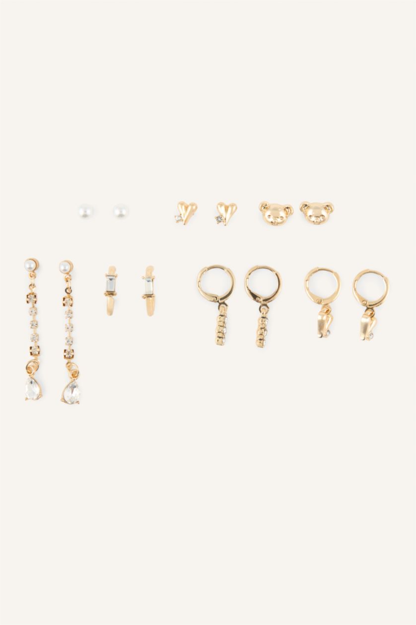 Women Altın Woman 8 Piece Earrings