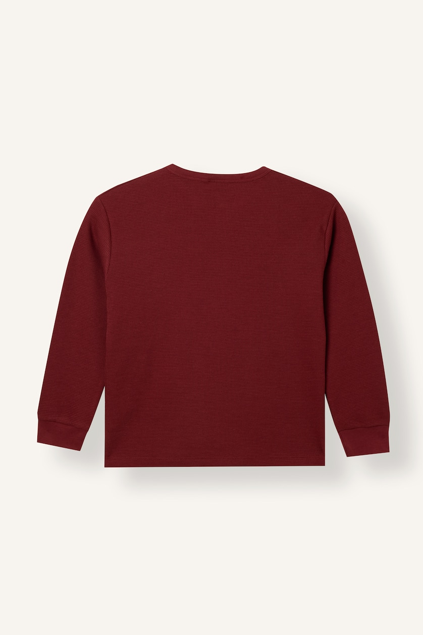 DJEM & ADOLESHENTË Bordeaux Boy 2 Piece Pyjama Set