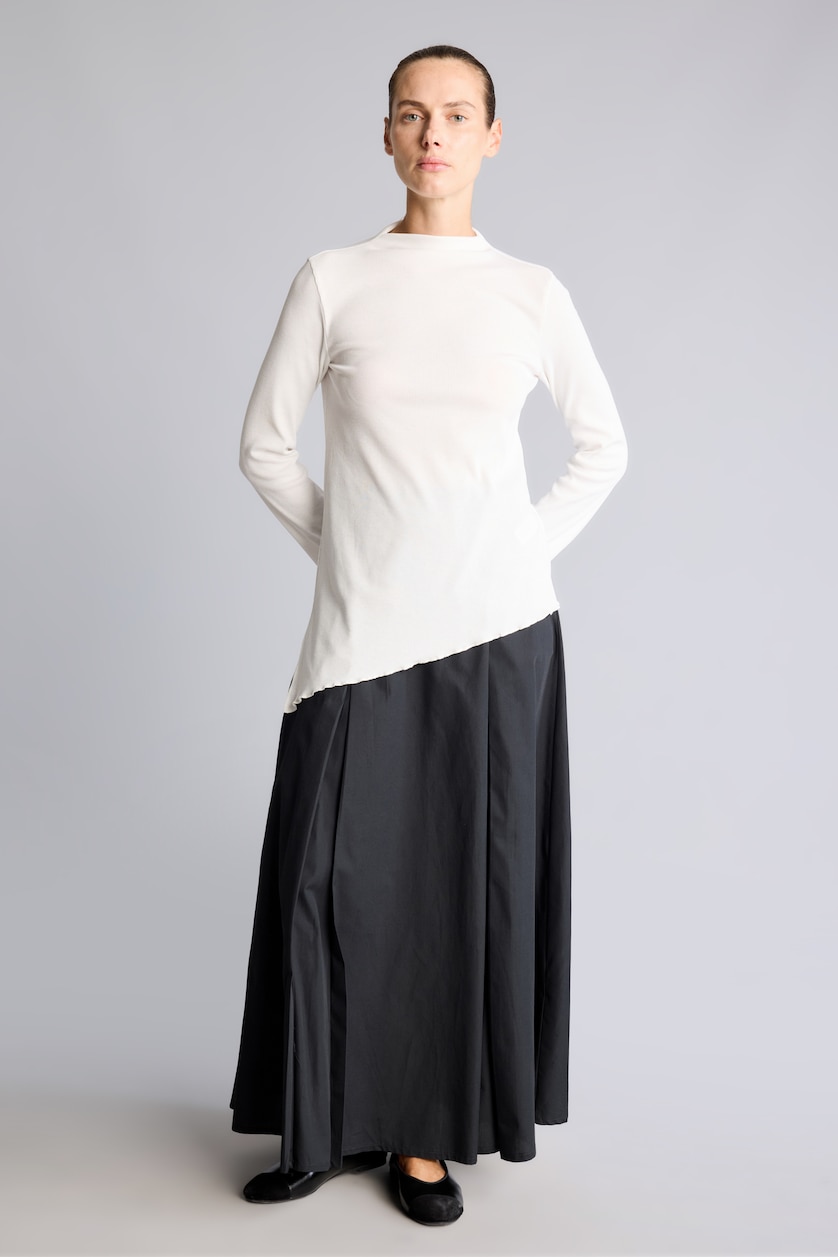 WOMAN Ecru Regular Fit Long Sleeve Tunic