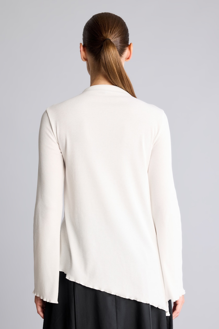 WOMAN Ecru Regular Fit Long Sleeve Tunic