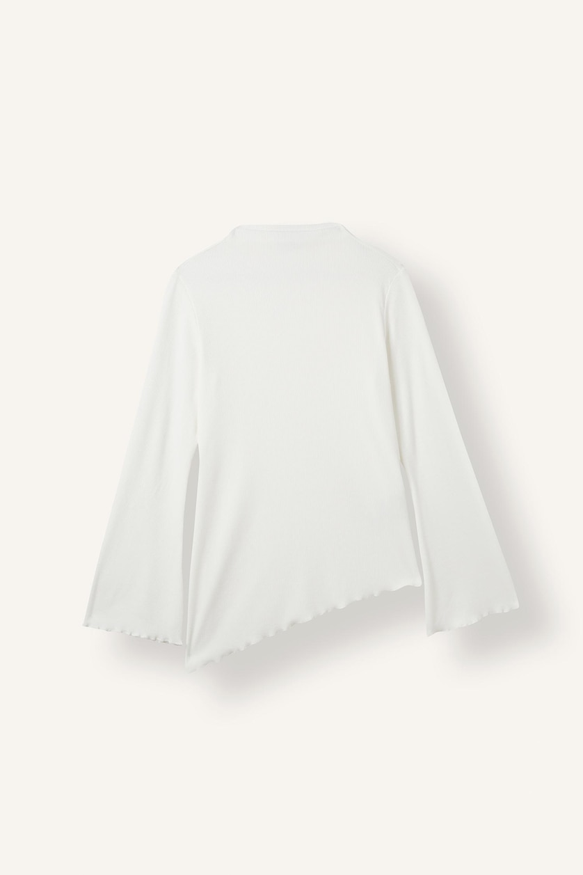 WOMAN Ecru Regular Fit Long Sleeve Tunic