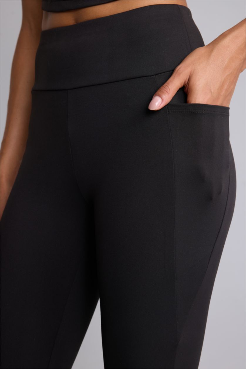 Women Black Sport Leggings