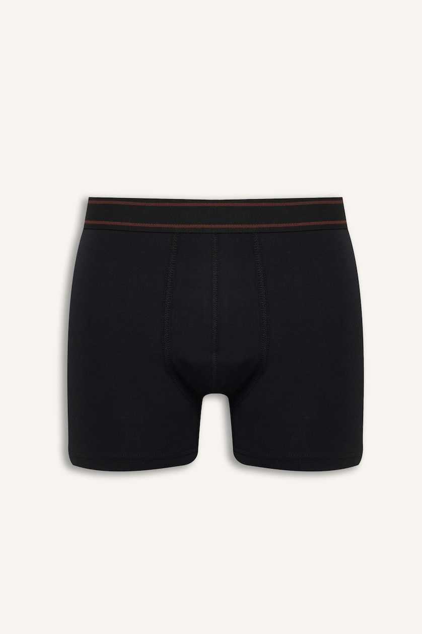 Erkek Siyah Regular Fıt 3'lü Boxer