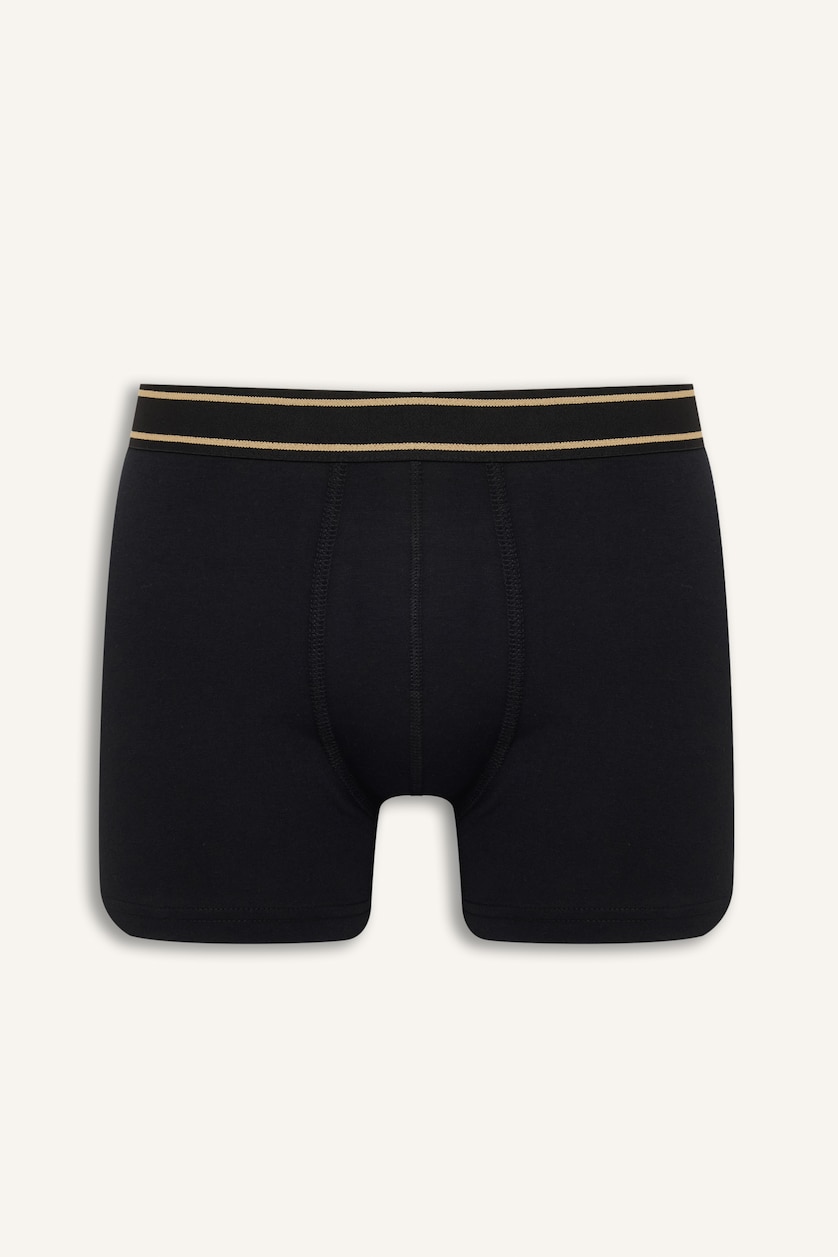 Erkek Siyah Regular Fıt 3'lü Boxer