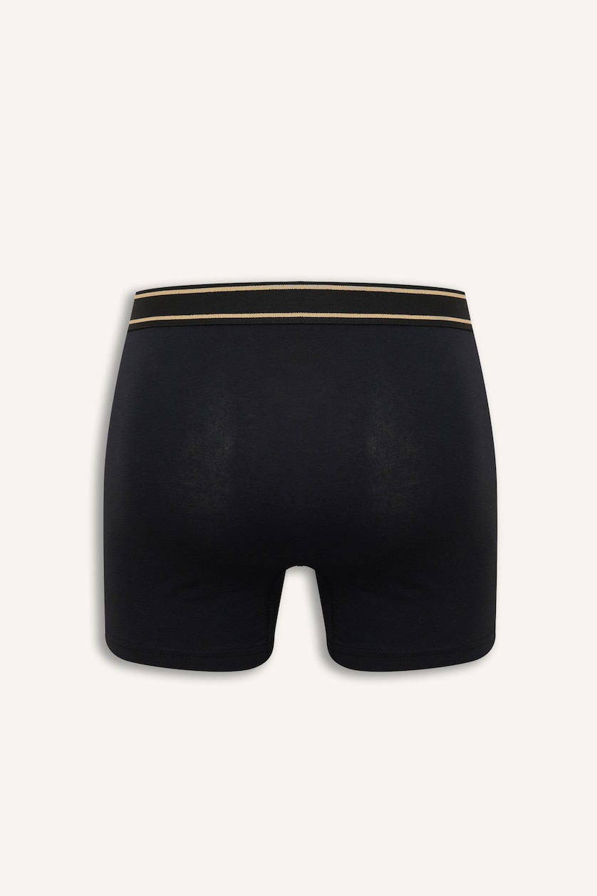 Erkek Siyah Regular Fıt 3'lü Boxer