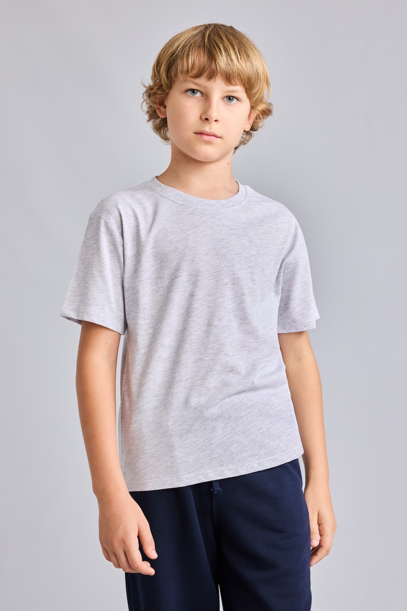 Erkek Çocuk - Genç Erkek Lacivert Regular Fit 3'lü Tişört Seti Erkek Çocuk
