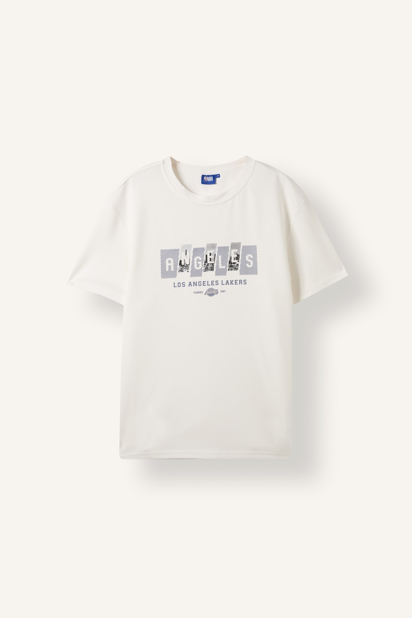 Men Ecru Standard Fit Short Sleeve T-Shirt