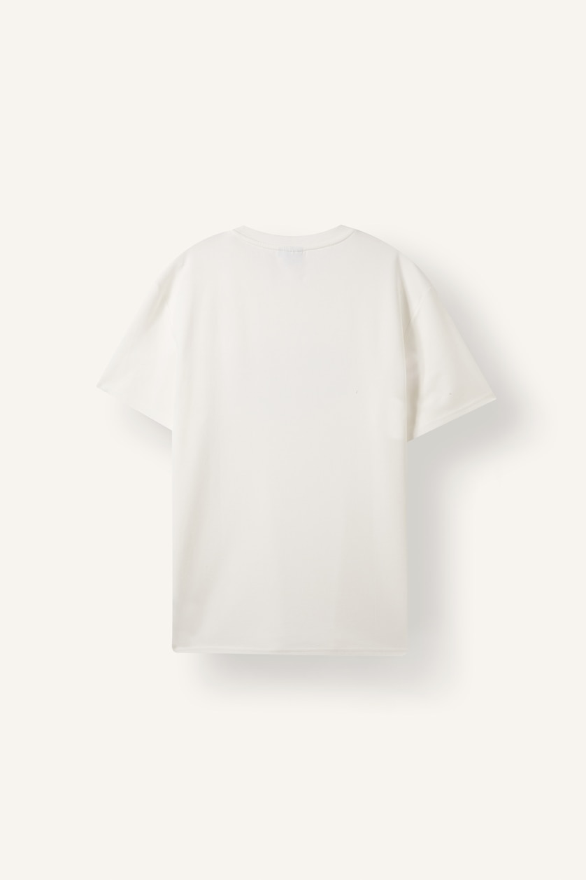 Men Ecru Standard Fit Short Sleeve T-Shirt