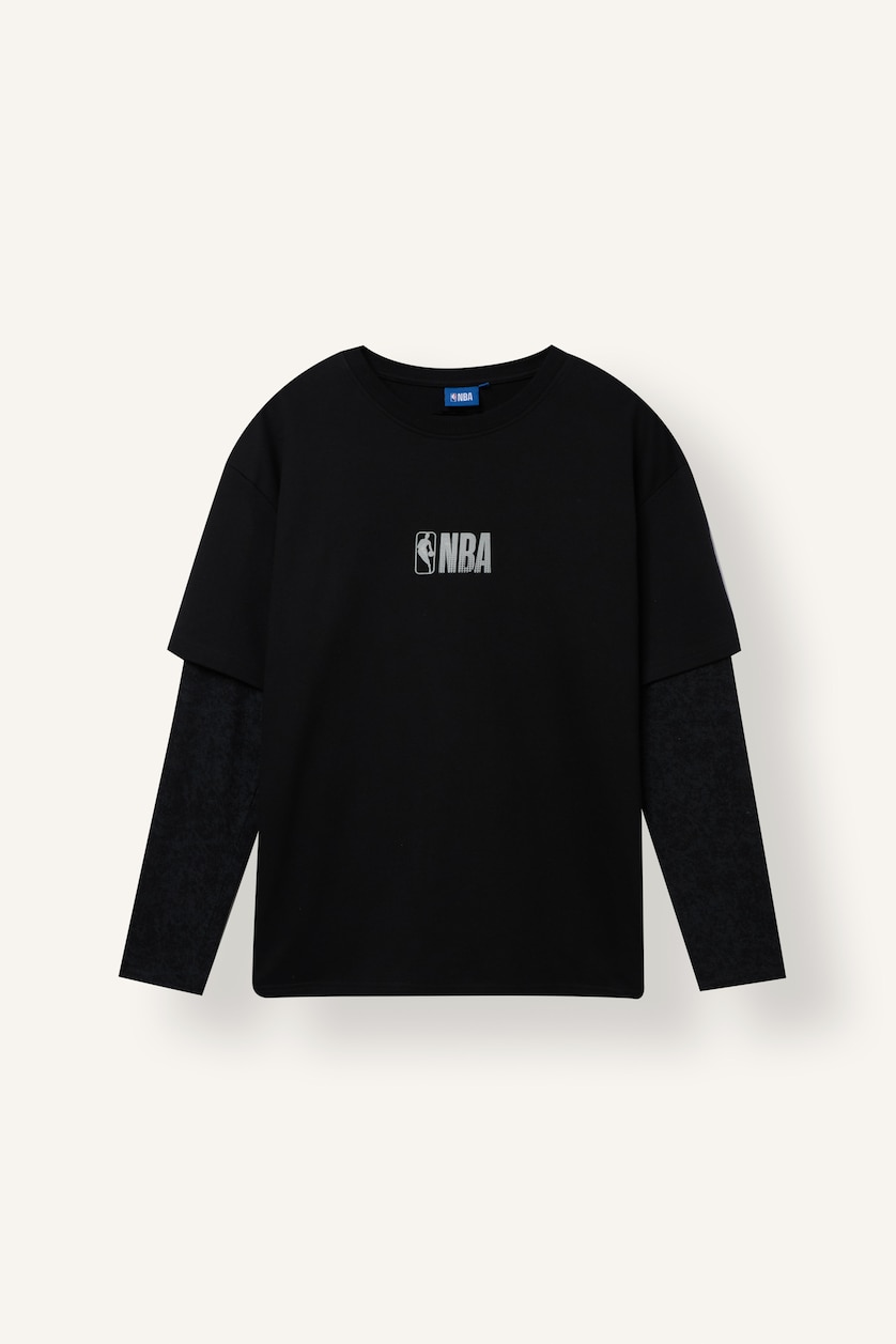 Men Black Oversize Fit Sweatshirt