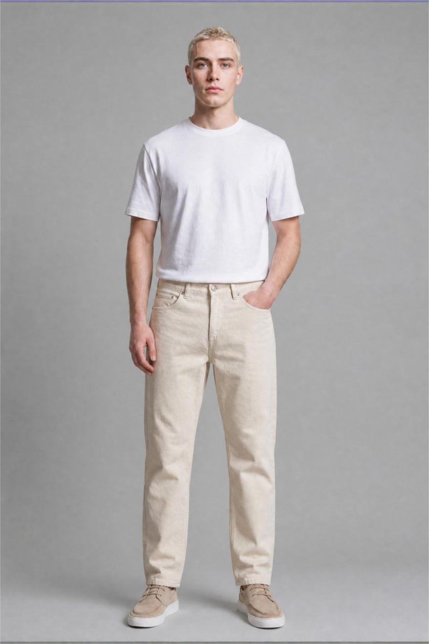 MAN Sand Baggy Fit Trousers